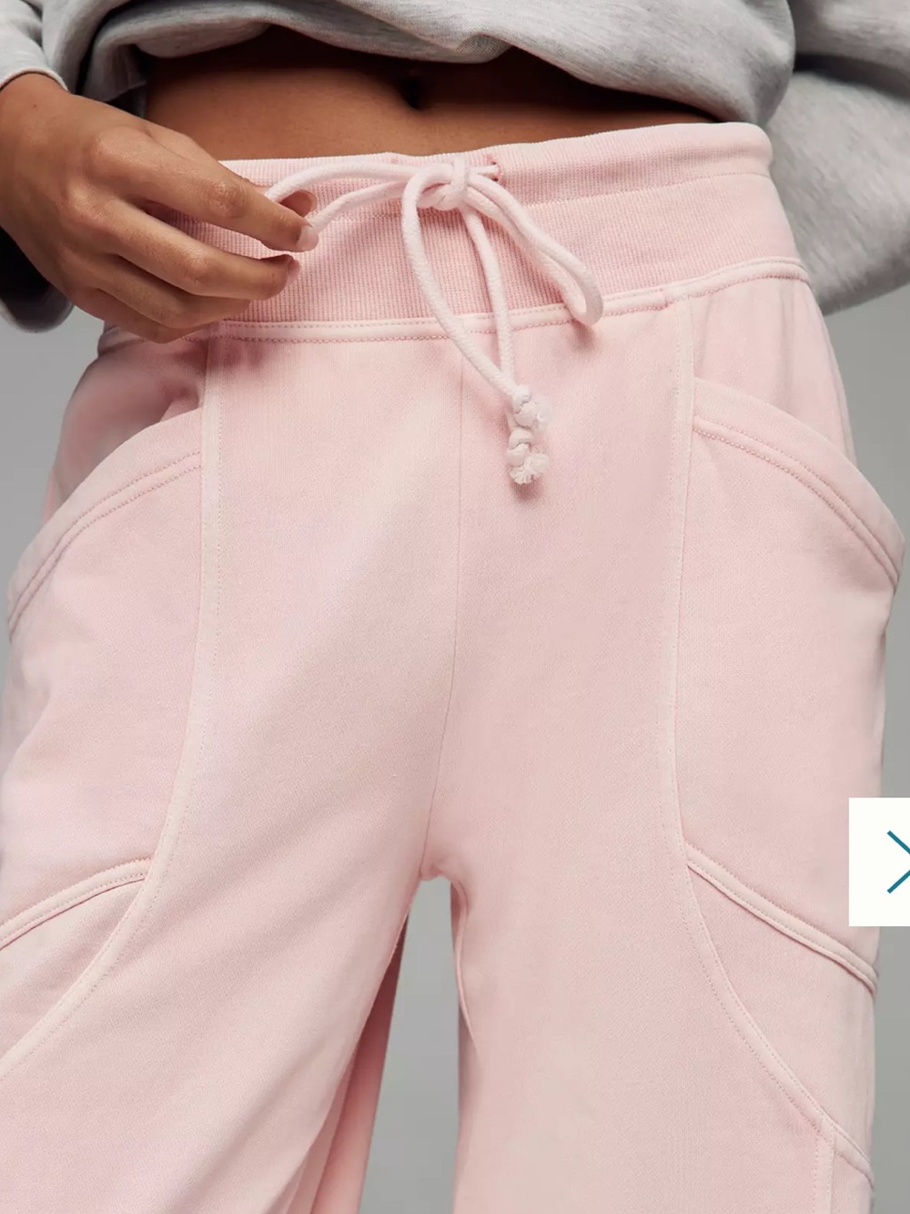 šPinkš Daily Practice Anthropologie Cropped Joggers NWT